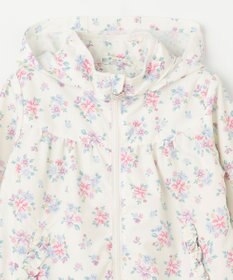 ANY KIDS 裾ペプラム 花柄 ブルゾン