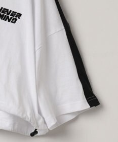 WEGO 刺繍ハーフジップT