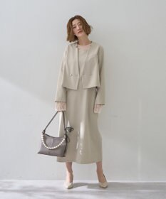 YECCA VECCA 【2点SET】ショートジャケットセットキャミワンピース