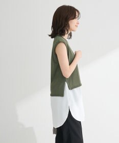 Green Parks ・Ｐｅｔｉｔ　Ｆｌｅｕｒ　ノースリリネンライクニット