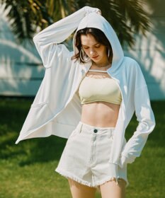 San-ai Resort（三愛水着楽園） ★新色ブルー入荷【UPF50＋】　ユニセックス　サーマルラッシュパーカー　S・M・L　【Reir（レイール）】