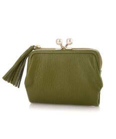 UNBILLION ペルケ perche / アクリル玉がま口2つ折り財布