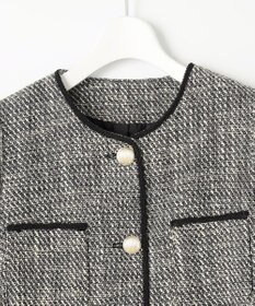 Feroux 【セットアップ対応】ツイード ジャケット
