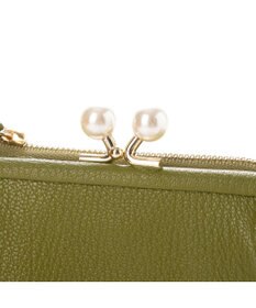 UNBILLION ペルケ perche / アクリル玉がま口2つ折り財布