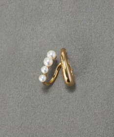 Phoebe 〈シリーズ累計販売10000点突破！〉≪雑誌掲載商品≫ドレッシングパールイヤーカフ　ゴールド