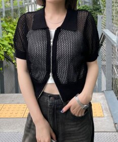 WEGO WZIPニットカーデ