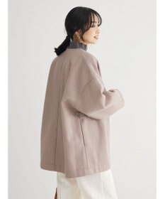 Green Parks 洗えるノーカラーショートコート