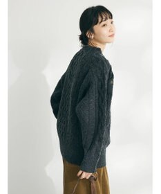 CRAFT STANDARD BOUTIQUE ラグランケーブルニットプルオーバー　