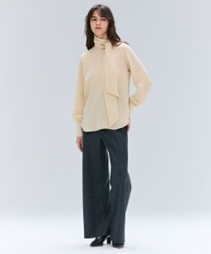 BEIGE， MONTAIGNE / イージーウエストウールワイドパンツ