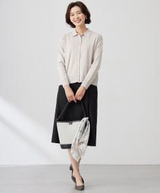 J.PRESS LADIES azulejoスクエアプリント スカーフ