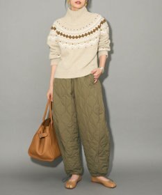 Green Parks キルティングカーブパンツ