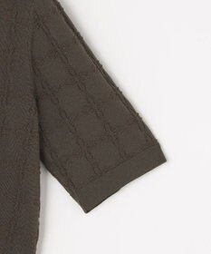 自由区 ジオメトリックアセテート プルオーバー