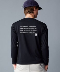 JOSEPH ABBOUD MOUNTAIN 【吸水速乾/消臭性】デオドライ天竺 ロングスリーブ Tシャツ