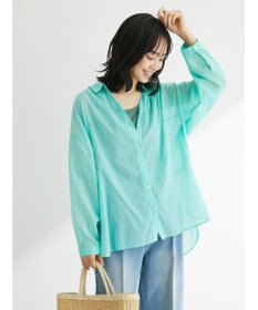 Green Parks インド綿　柔らかボイルシャツ