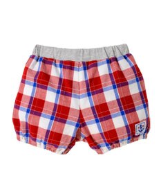 MIKI HOUSE HOT BISCUITS 【70-90cm】 イカリマークワッペンつき ベビーブルマ