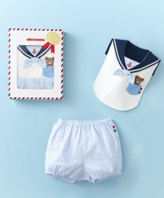 MIKI HOUSE HOT BISCUITS スタイ＆ブルマ ギフトセット【BOX付き】