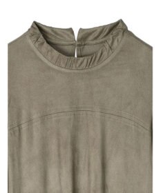 Green Parks ■ＥＳＣＡＲ　スエード調ギャザーキリカエワンピース