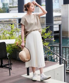 ANY SIS 【シルクタッチさら魅せTシャツ】後ろコクーン プルオーバー