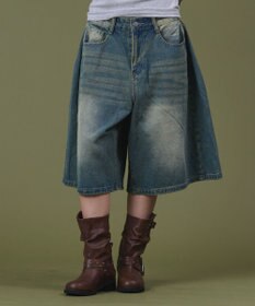 WEGO バギーハーフデニム