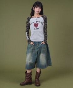 WEGO バギーハーフデニム