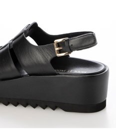 MODE ET JACOMO <MODE ET JACOMO>厚底グルカデザインウエッジサンダル