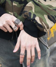 WEGO 【ユニセックス着用ITEM/MLサイズ展開】カモフラグラフィックZIPパーカー