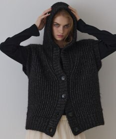 GRACE CONTINENTAL ラメニットベスト