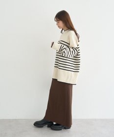 earth music&ecology セルフカットテレコナロースカート