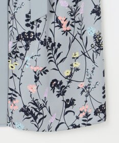 自由区 S 【WEB&一部店舗限定】ハーバルフロープリント8分袖 ワンピース