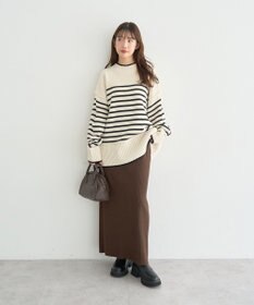 earth music&ecology セルフカットテレコナロースカート