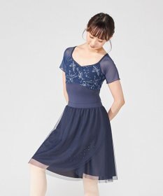 Chacott ハーフスリーブレオタード