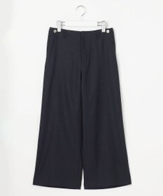 J.PRESS LADIES L FLAXASAオックス ワイド ストレート パンツ