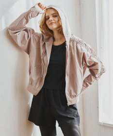 San-ai Resort（三愛水着楽園） WEB限定商品ショートラッシュパーカー付きリブタンキニ水着+レギンス付き5点セット【Beach Queen（ビーチクイーン）】