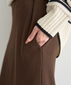 earth music&ecology セルフカットテレコナロースカート