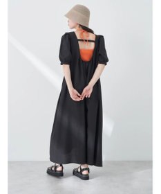 earth music&ecology リサイクルポリエステルブレンドＡラインワンピース