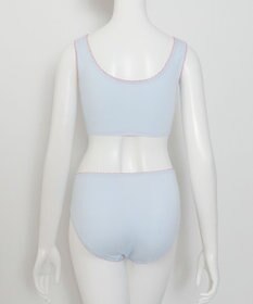 WEGO 【ハーフトップ＆ショーツセット】Liliane　Ciel　　レースアップリボン