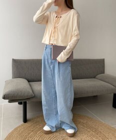 WEGO キャミセットリボンカーディガン