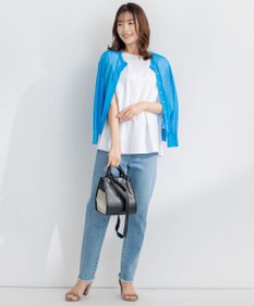 組曲 L 【洗える・2WAY】シアーニット カーディガン