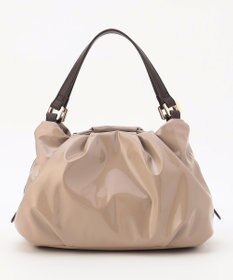 LA BAGAGERIE ソフトエナメル2WAYハンドバッグ Sサイズ