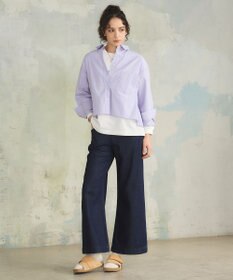 J.PRESS YORK STREET 【WOMEN】ソフトワイドデニム