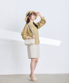 Tiaclasse 【洗える】はしごレースパフ袖シャツ