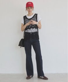 WEGO 【ANGIE VINTAGE/SMLサイズ展開】ブーツカットデニムパンツ