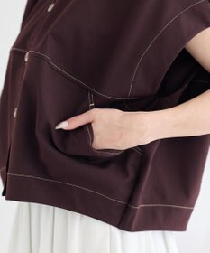 earth music&ecology コクーンフォルムシャツ