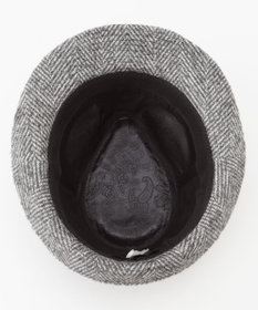 JOSEPH ABBOUD 尾州産カシミヤブレンド×アルパカ混素材カシミヤブレンドアルパカヘリンボーン ハット