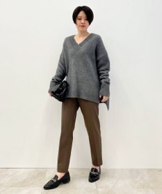 自由区 【吸湿発熱・Sサイズ有】ソフトウォーム テーパードパンツ