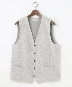 JOSEPH ABBOUD 【キングサイズ・清涼感】洗える！ストローヤーンニット ベスト