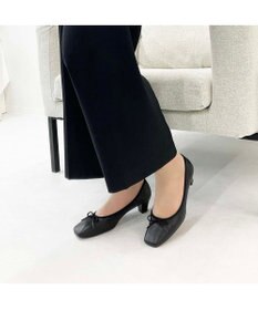 Riz raffinee <Riz raffinee>【WEB限定】スクエアトゥリボンパンプス