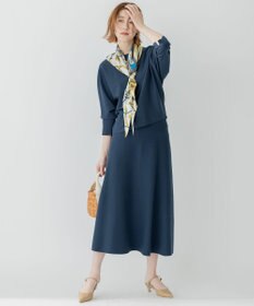 23区 【洗える】テンセルストレッチ ドルマン ニット