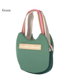 tsumori chisato CARRY ネコかおウレタン ミニバッグ ハンドバッグ 猫モチーフ