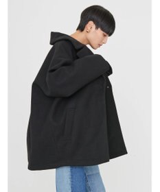 AMERICAN HOLIC 中空ＦＩＢＥＲコクーンミディコート